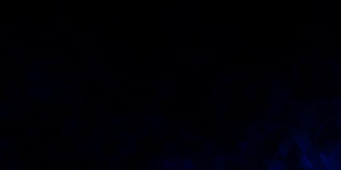 Dark BLUE vector pattern with lines, triangles.