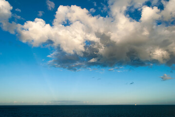 Obraz premium Late Afternoon Cloud in Belize
