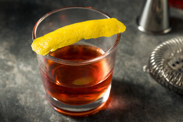 Boozy Refreshing New Orleans Sazerac Cocktail