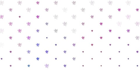 Light Multicolor vector texture with disease symbols.