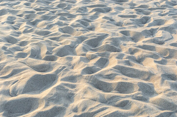 Sand on the beach. Natural background.