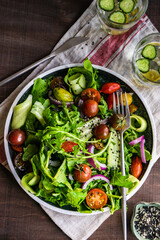 Fresh vegetable salad