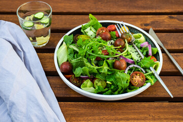 Fresh vegetable salad
