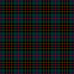 Fototapeta premium Brodie Hunting Modern Tartan Seamless Pattern - Repeating pattern design of Hunting Modern tartan