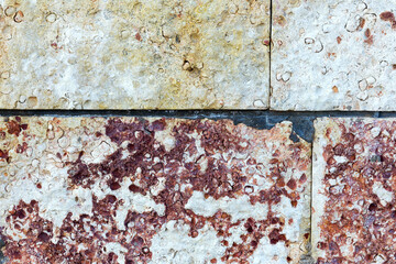 Abstract concrete, weathered with cracks and scratches. Landscape style. Grungy Concrete Surface. Great background or texture.