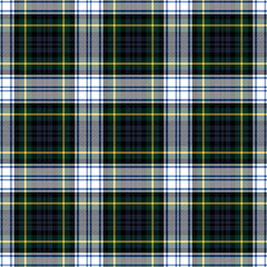 Gordon Dress Modern Tartan Seamless Pattern - Repeating pattern design of Dress Modern tartan