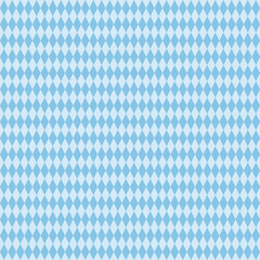 Oktoberfest vector background with blue and white rhombus. Seamless Bavarian rhombic pattern. Vector illustration.
