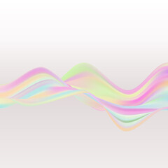 Creative geometric wallpaper. Fashionable fluid flow gradient shape composition. Background for gift card, poster on the wall, poster template, cover, banner.