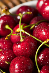 Raw Red Organic Cherries
