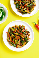 Korean style cucumber kimchi