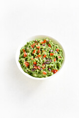 Guacamole dip in bowl