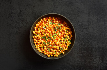 Crispy roasted chickpeas