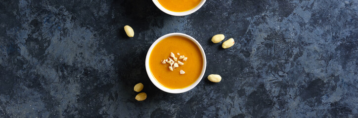 Peanut sauce in bowl