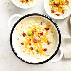 Creamy potato soup