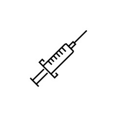 Vaccination concept poster in a flat style. A medical syringe and ampoules with a vaccine. Medical background dedicated to vaccinations for children and adults.