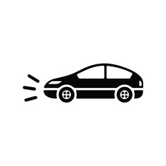 Car Icon in trendy flat style isolated on grey background. Automobile symbol for your web design, logo, UI. Vector illustration, EPS10.