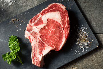 Raw Grass Fed Ribeye Steak