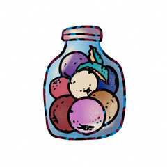 Illustration. Freehand drawing. Doodle. Design for print.