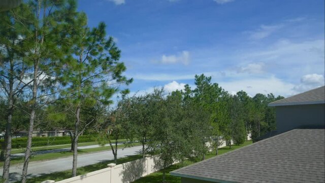 Florida community and blue sky	
