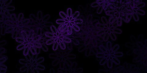 Dark Pink vector pattern with abstract shapes.