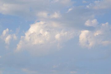 Blue cloudy sky for background