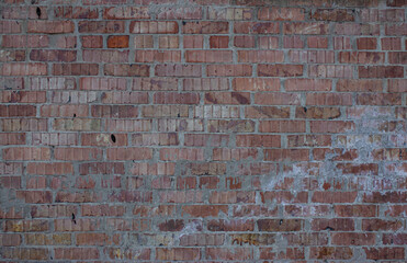 old red brick wall texture