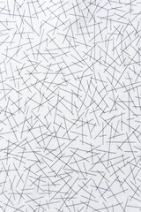 Fototapeta premium Randomly crossing lines making pattern. Fabric with chaotic lines
