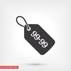 99% discount sign on a white background, special offer 99% discount tag, sale up to 99% discount, sticker, tag, banner, advertisement, badge, emblem, web icon vector icon