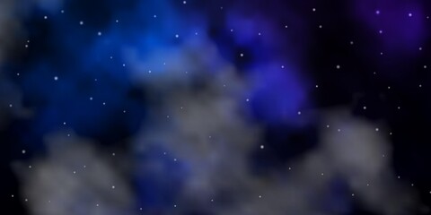 Dark Pink, Blue vector texture with beautiful stars. Modern geometric abstract illustration with stars. Pattern for new year ad, booklets.