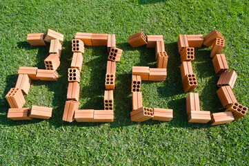 2020 canceled made in bricks on the grass