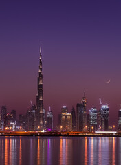Obraz premium Dubai City skyline at Night