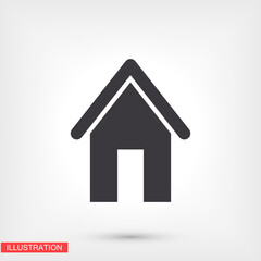 Home icon. Vector Eps 10 . Lorem Ipsum Flat Design