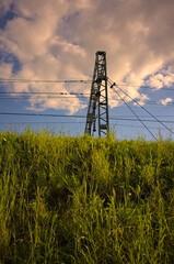 lines at sunset