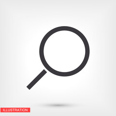 Search icon. Vector  Eps 10  . Lorem Ipsum Flat Design