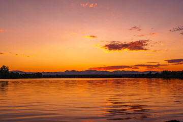 Sloan Lake Sunset, Denver