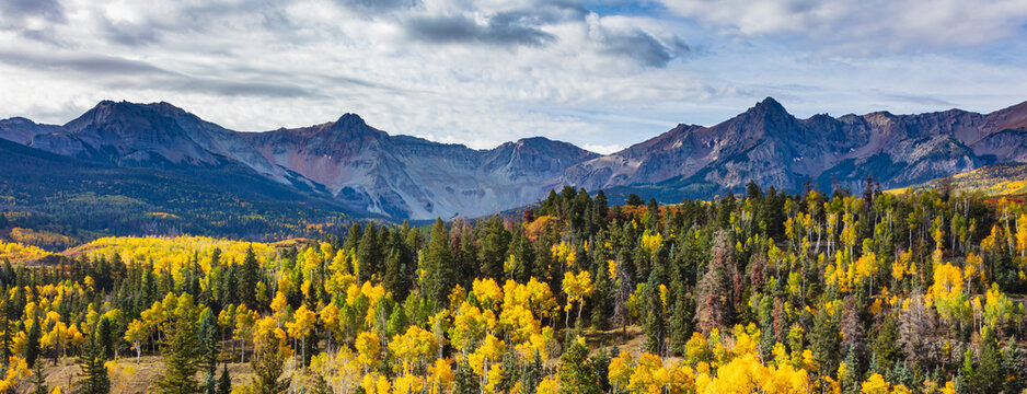 Beautiful Autumn Color in the San Juan Mountains of Colorado.