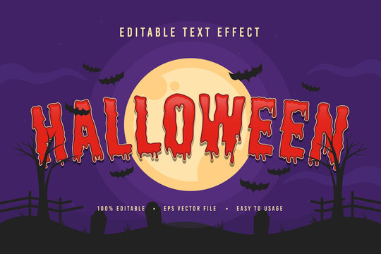 Decorative Halloween Font And Alphabet Vector