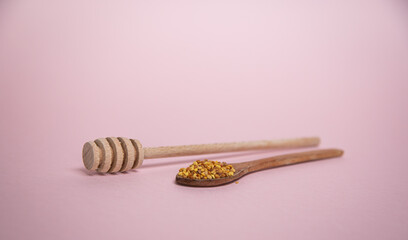 honey and bee pollen