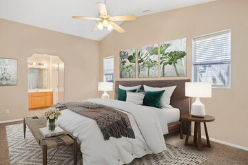 interior of a bedroom