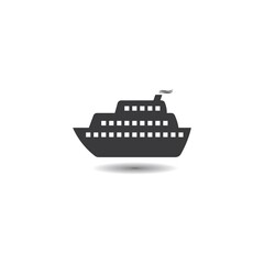 Obraz premium cruise ship icon