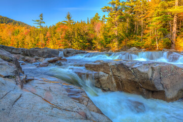 Autumn on the swift river