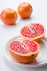 Close-up of grapefruits