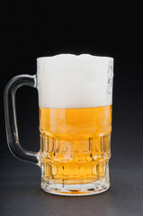 Close-up of a mug of beer