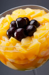 Close-up of a fruit cocktail