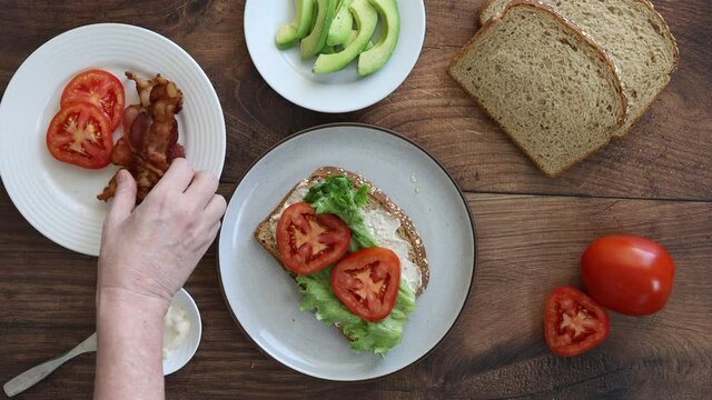 Making a BLT Sandwich