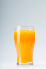 Close-up of a glass of orange juice