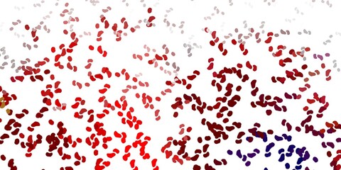 Fototapeta premium Light red vector template with abstract forms.