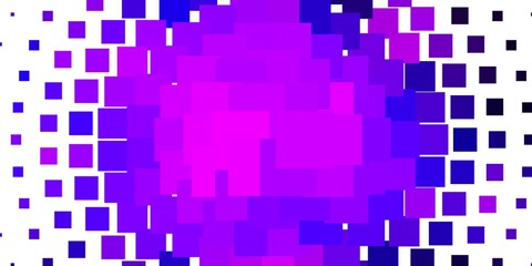Light Purple vector template with rectangles. Rectangles with colorful gradient on abstract background. Design for your business promotion.