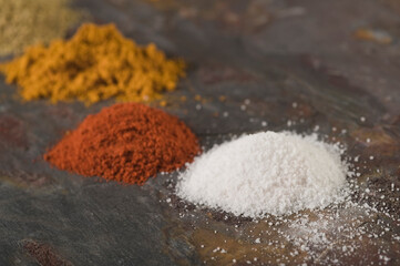 Close-up of assorted spices