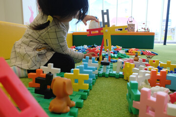 Fototapeta premium ブロック遊び